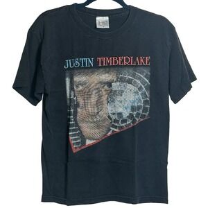 X-Treme Zone Justin Timberlake 2007 Tour Tee‎ Size Medium Band Music Tour JT